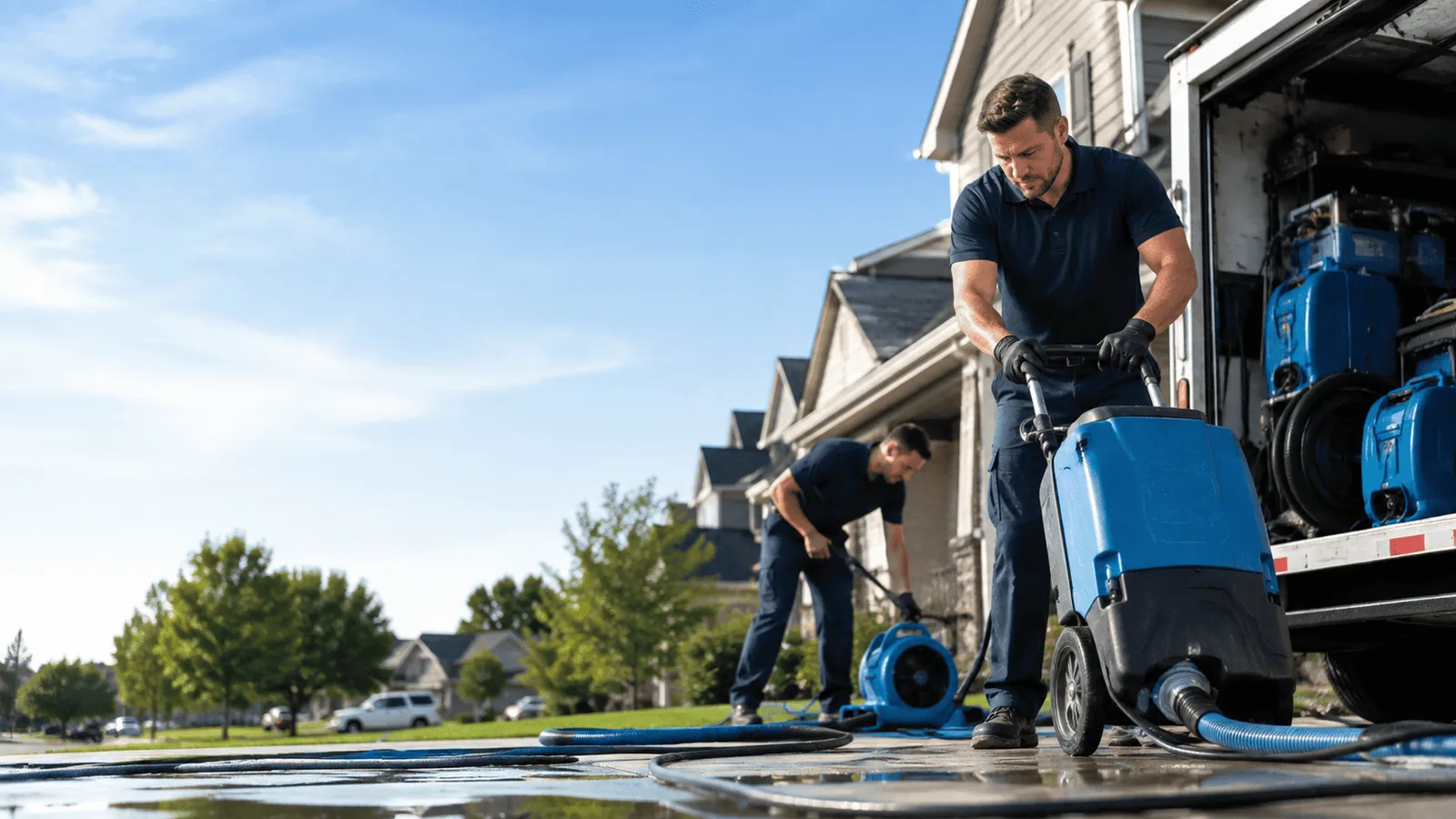 Dehumidification being performed in Paincourtville, LA